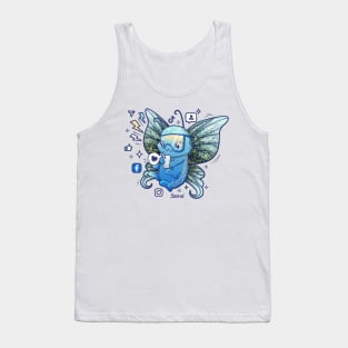 Social Bit-terfly - Social Media Enthusiast Tank Top